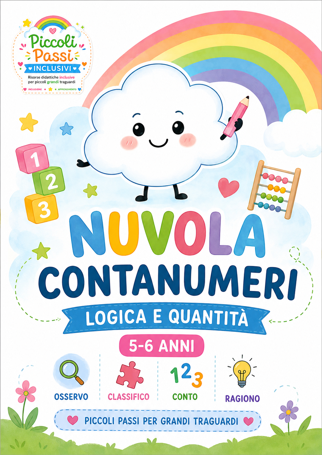 Copertina di Nuvola Contanumeri – Volume 1: Logica e quantità