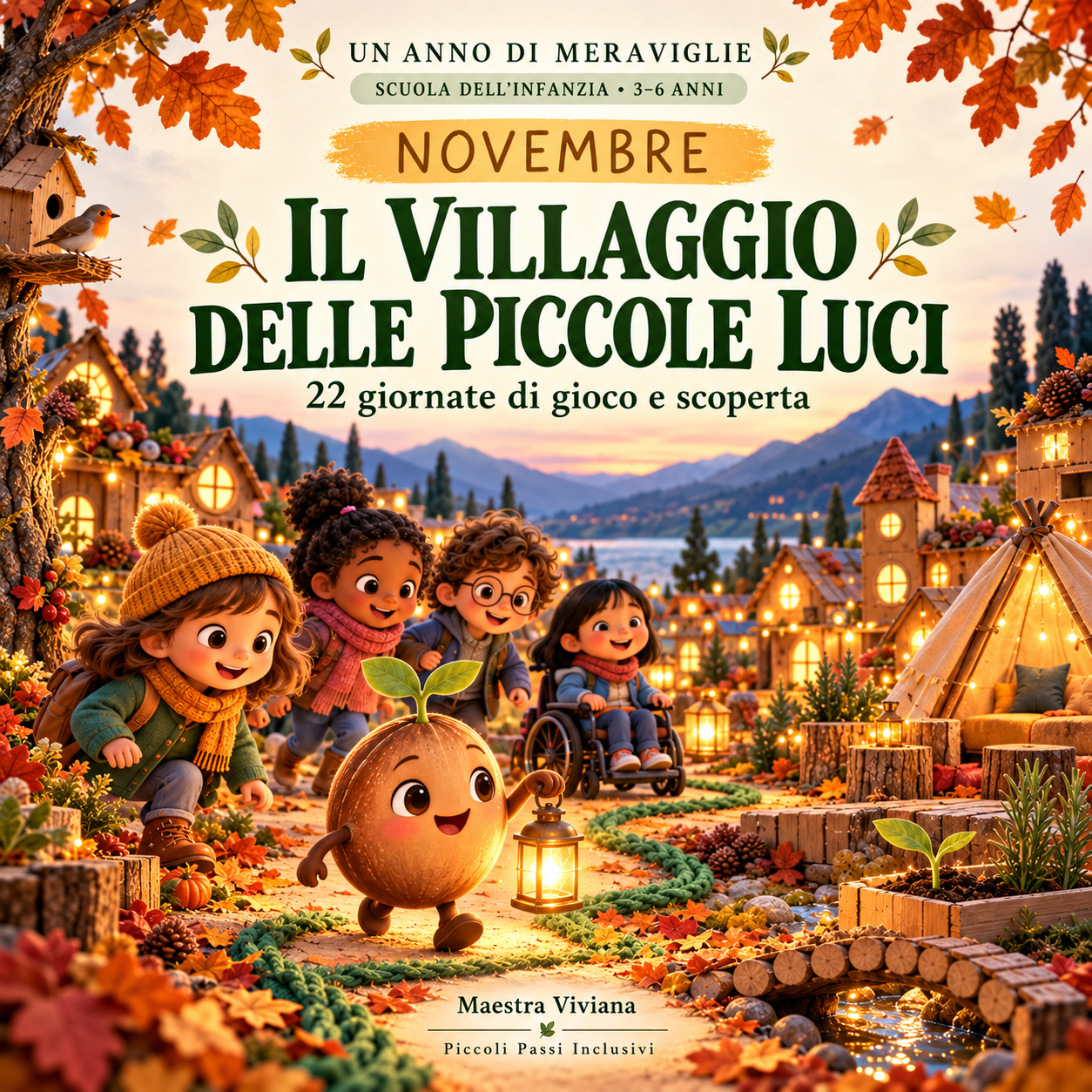 Copertina di Un Anno di Meraviglie – Novembre – Infanzia
