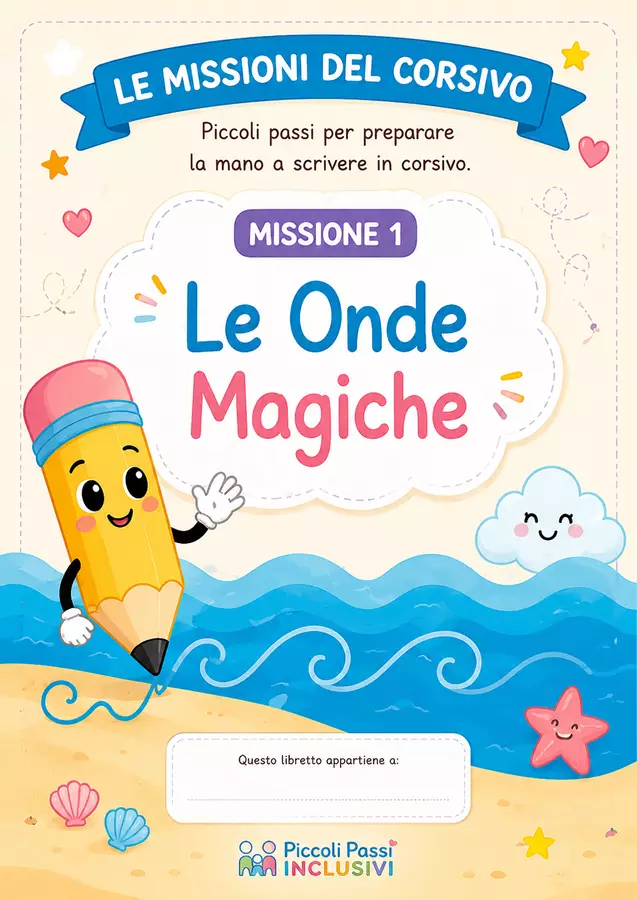 Copertina di Missione Corsivo 1 – Le Onde Magiche