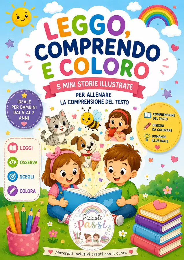 Copertina di Leggo, comprendo e coloro