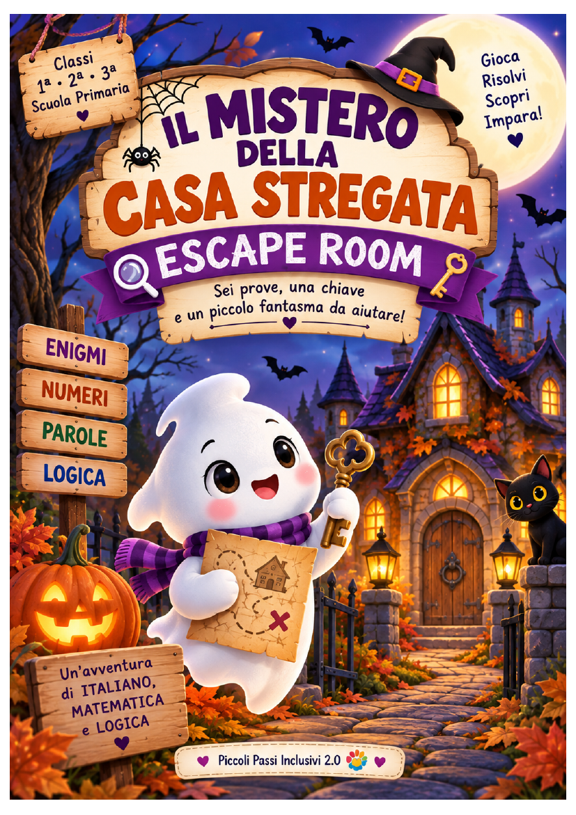 Copertina di Il mistero della casa stregata – Escape room