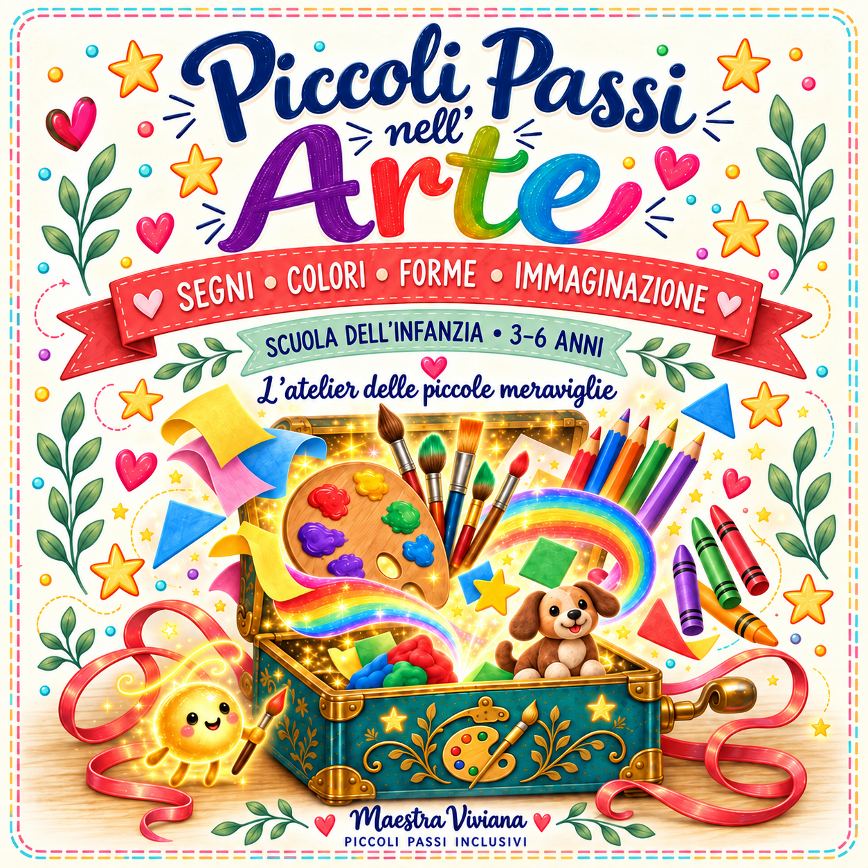 Copertina di Piccoli Passi nell’Arte – L’atelier delle piccole meraviglie. Infanzia